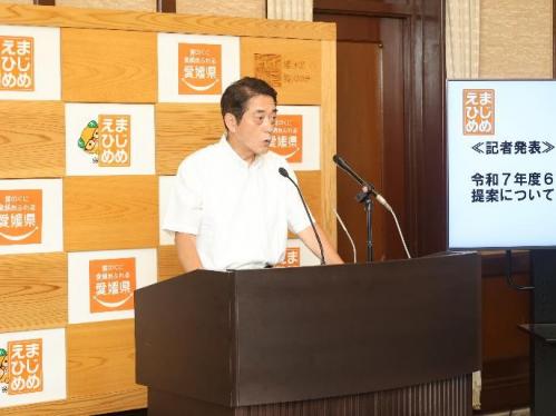 6月23日（月曜日）令和7年度6月補正予算案の追加提案に関する記者発表（県庁）