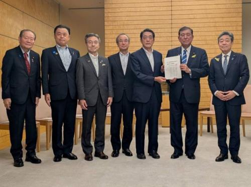 6月27日（金曜日）原子力発電施設等立地地域の振興について要請(内閣総理大臣)（東京都）