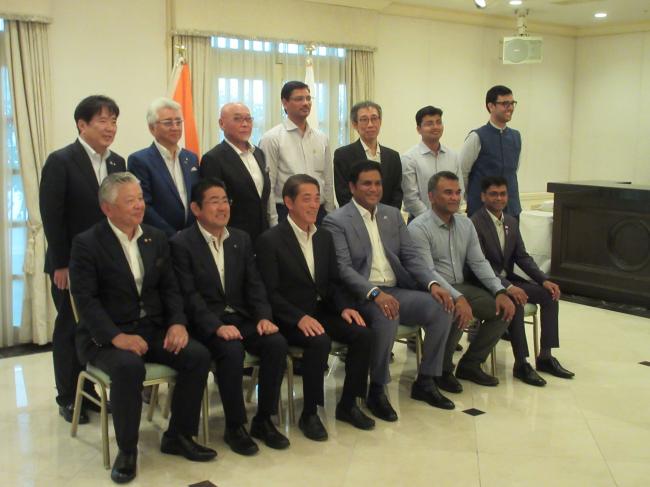715_インド共和国タミルナドゥ州訪問団知事表敬訪問