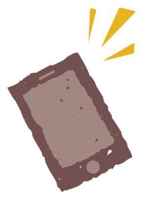 スマホのイラスト