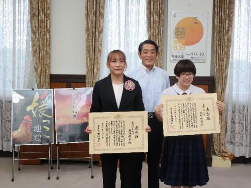 7月17日（木曜日）Ehime Most Para Player表彰式（県庁）