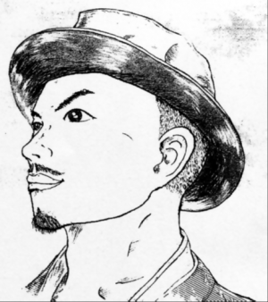 若山牧水イラスト
