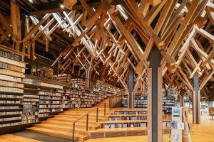 梼原町立図書館の写真