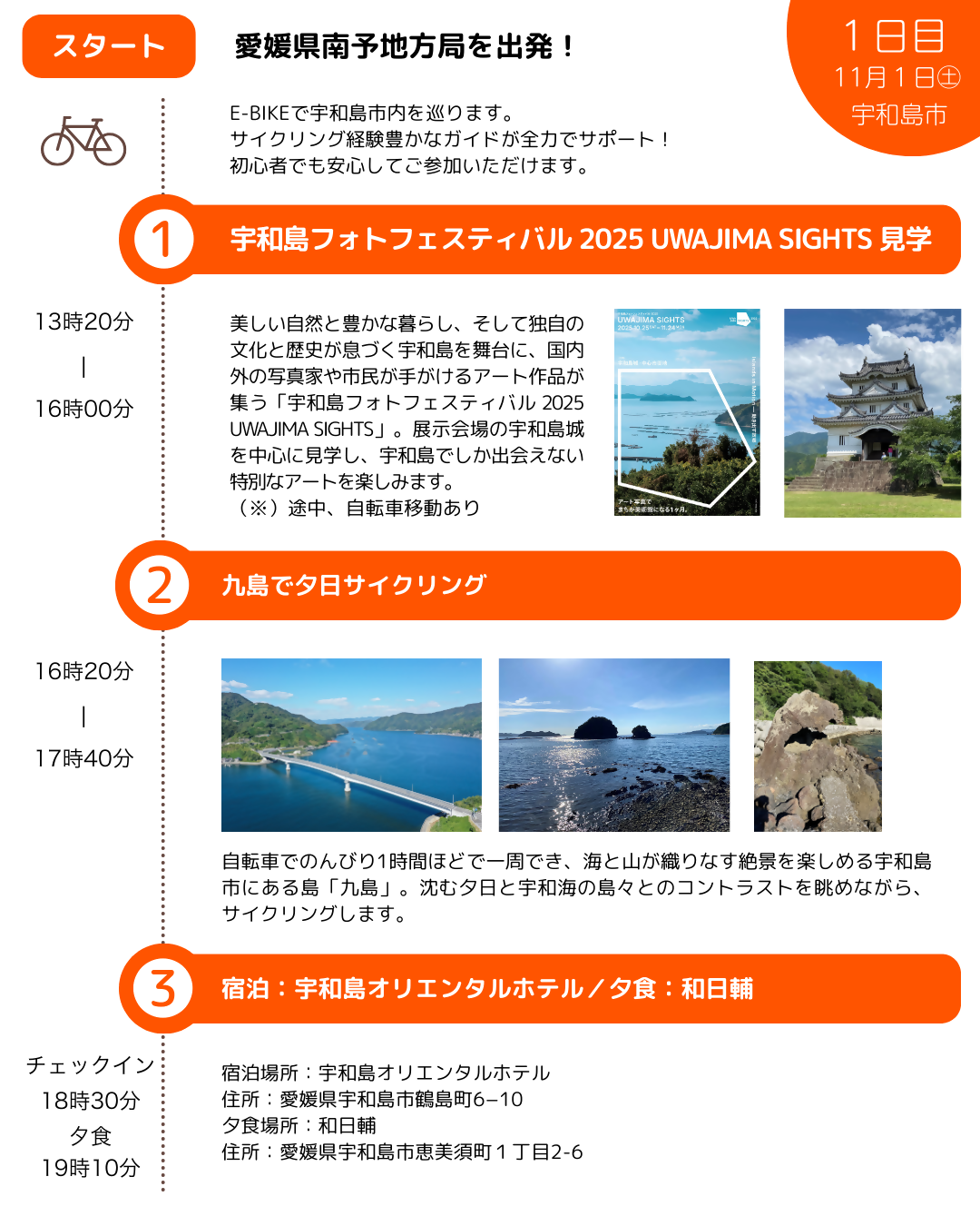 1日目行程