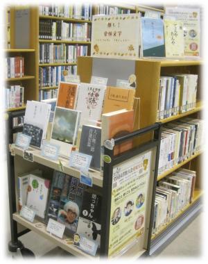 千葉県立東部図書館展示の写真