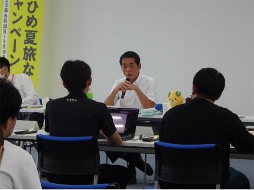 9月3日(水曜日)知事とみんなの愛顔でトーク(鬼北町)