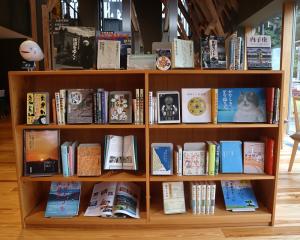 梼原町立図書館展示の写真