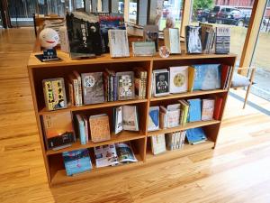 梼原町立図書館展示の写真