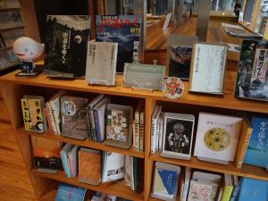 梼原町立図書館展示の写真