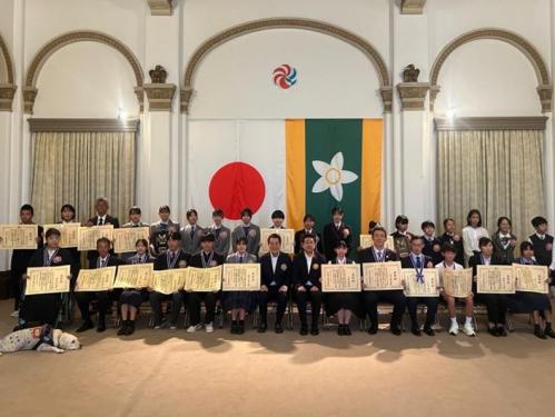 10月22日(水曜日)愛顔のえひめ知事表彰式(県庁)