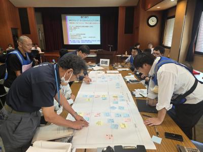 図上訓練写真　午後