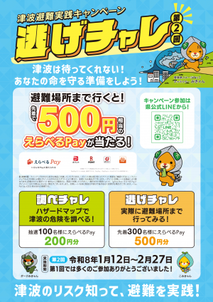 逃げチャレ第2回チラシ