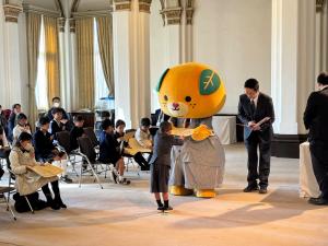 コンクール賞状伝達