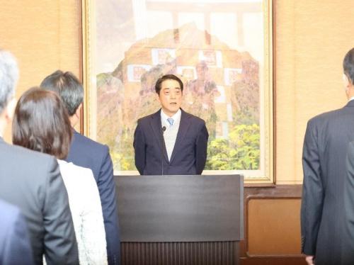 1月5日（月曜日）仕事始め式（県庁）