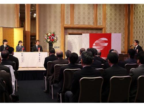 1月9日（金曜日）愛媛新聞賞・愛媛新聞スポーツ賞贈呈式（松山市）