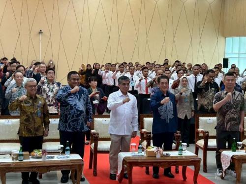 1月15日（木曜日）(現地時間)本県へ送り出される技能実習生の出発式（インドネシア）