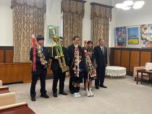 極真会館愛媛県戸田道場 表敬訪問