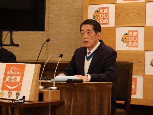 2月18日（水曜日）定例記者会見（県庁）