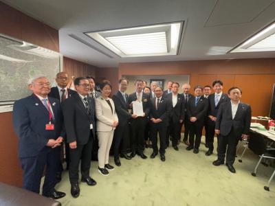 佐々木国土交通副大臣への要望活動写真080514