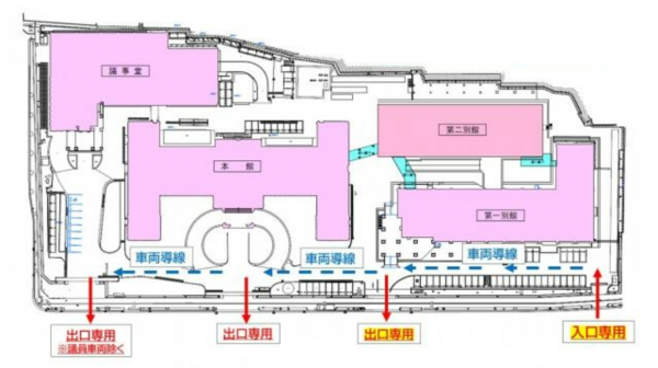 庁舎内駐車場