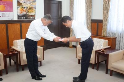 贈呈式写真