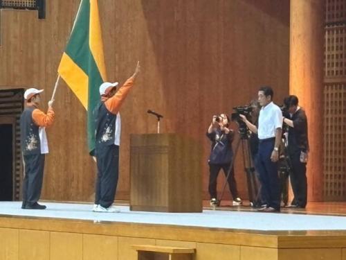 8月31日(月曜日)国民スポーツ大会県選手団結団式及び壮行会(県武道館)