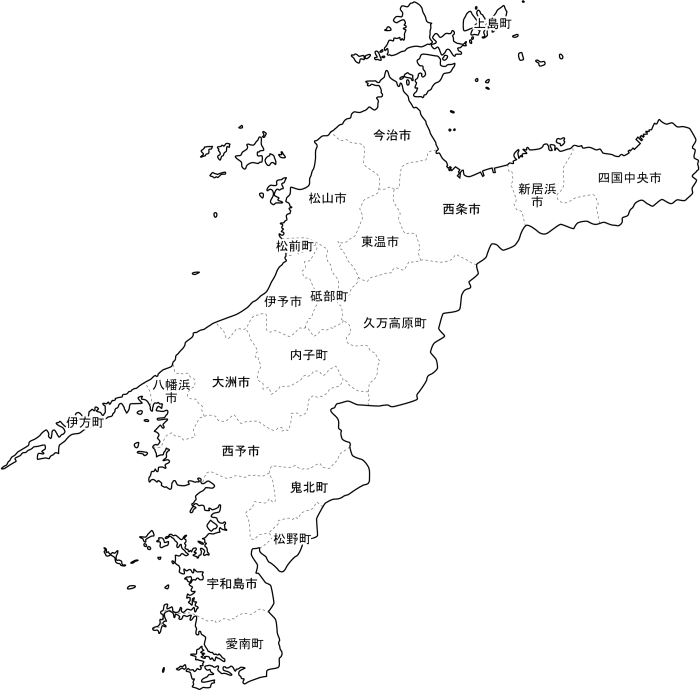 愛媛県図