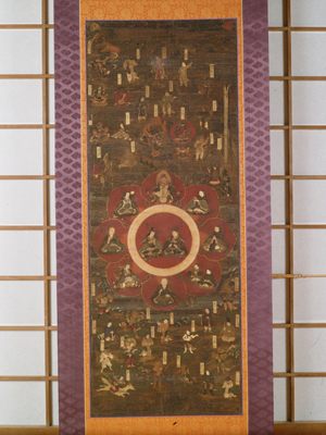 絹本著色熊野曼荼羅図の画像