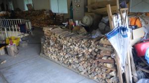 ストック状況(手前)