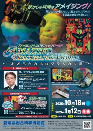 企画展「アメイジングホログラフィックワールド　～おどろきのホログラムの世界～」