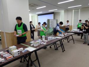 仕分け保管作業