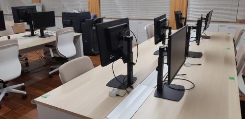 クリーンデスクの状況。