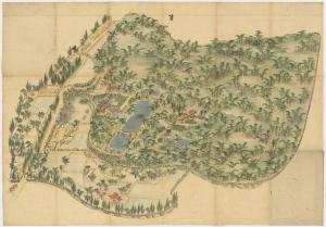竹茶屋之分東野茶屋屋形絵図